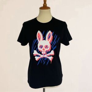Psycho Bunny Graphic Tee Black